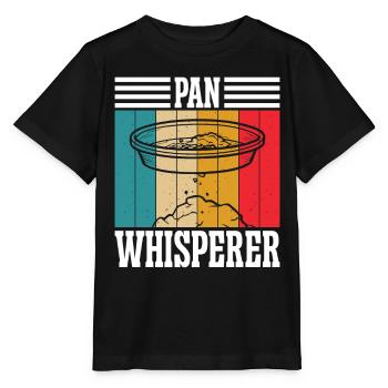 Pan Whisperer - Stanley/Stella MINI CREATOR Kids’ T-Shirt - black - Front - Mikhail (115cm)