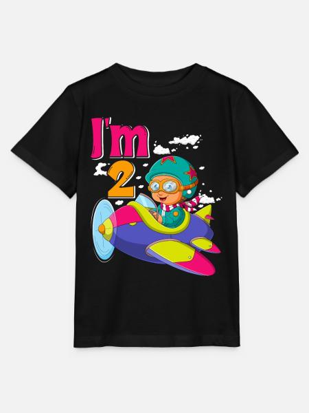 Now i'm 2 - Stanley/Stella Kinder T-Shirt MINI CREATOR  - Schwarz