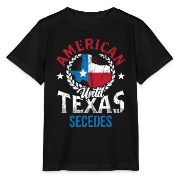Amerikaner Bis Zur Abspaltung Von Texas Texaner - Stanley/Stella Kinder T-Shirt MINI CREATOR  - Schwarz - Vorne - Mikhail (115cm)