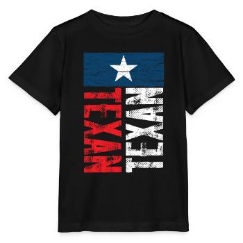 Texaner Sprüche Texas Texanisch Stolz - Stanley/Stella Kinder T-Shirt MINI CREATOR  - Schwarz - Vorne - Mikhail (115cm)