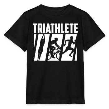 Triathlete Triathlete Sport Triathlon Triathlons - Stanley/Stella MINI CREATOR Kids’ T-Shirt - black - Front - Mikhail (115cm)