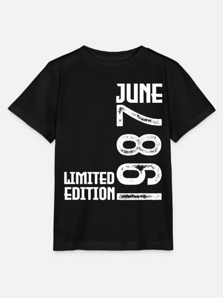 Gift June 1987 anniversary June 1987. June 1987 - Stanley/Stella MINI CREATOR Kids’ T-Shirt - black