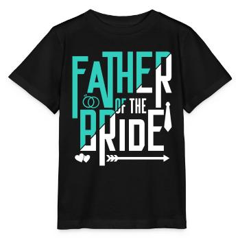 Père de la fête de la mariée Mariage Mariage - T-shirt bio MINI CREATOR Stanley/Stella Enfant - noir - Devant - Mikhail (115cm)