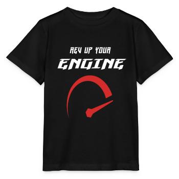 Faites tourner votre moteur - T-shirt bio MINI CREATOR Stanley/Stella Enfant - noir - Devant - Mikhail (115cm)
