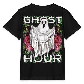 Uncanny Ghost, Ghost, Gothic Ghost Hour - Stanley/Stella MINI CREATOR Kids’ T-Shirt - black - Front - Mikhail (115cm)