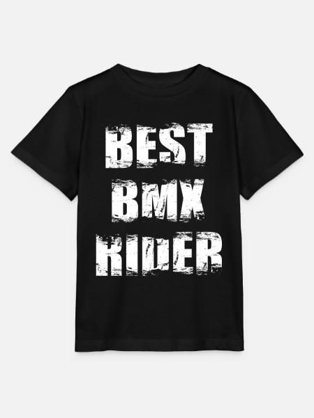 BMX Radfahrer Spruch - Stanley/Stella Kinder T-Shirt MINI CREATOR  - Schwarz