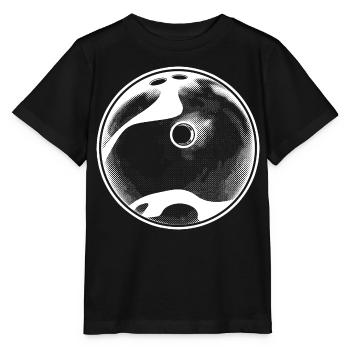 Bowling ball - Stanley/Stella MINI CREATOR Kids’ T-Shirt - black - Front - Mikhail (115cm)