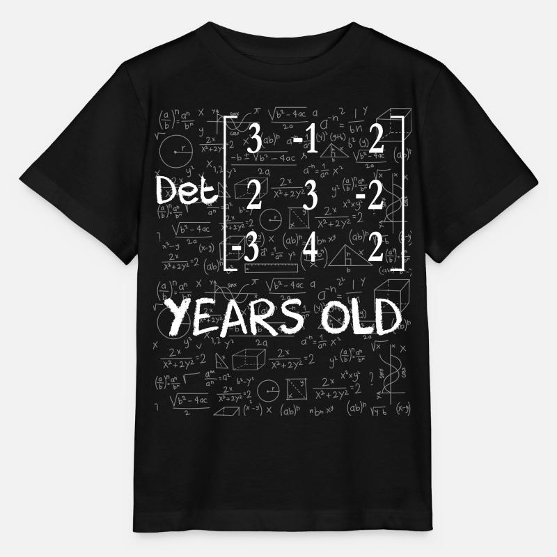 74e anniversaire 74 ans déterminant de matrice - T-shirt bio MINI CREATOR Stanley/Stella Enfant - noir