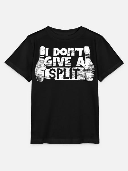I Don't Give A Split - Stanley/Stella Kinder T-Shirt MINI CREATOR - Schwarz