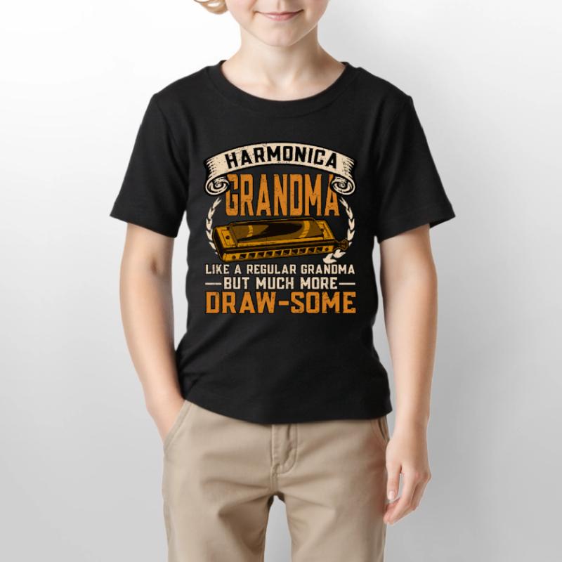 Harmonica harmonica player Stanley/Stella MINI CREATOR Kids’ T-Shirt