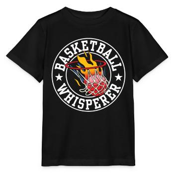 Basketball Whisperer Team Player Basketball - Stanley/Stella MINI CREATOR Kids’ T-Shirt - black - Front - Mikhail (115cm)