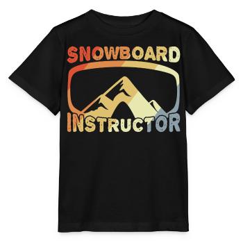 Snowboard Instructor - Stanley/Stella MINI CREATOR Kids’ T-Shirt - black - Front - Mikhail (115cm)