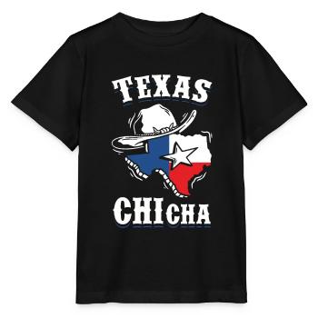 Texas - Stanley/Stella Kinder T-Shirt MINI CREATOR  - Schwarz - Vorne - Mikhail (115cm)