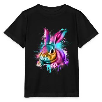 Rabbit Rabbit - Stanley/Stella MINI CREATOR Kids’ T-Shirt - black - Front - Mikhail (115cm)