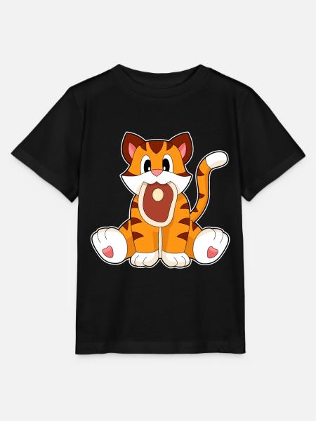 Tiger Fleisch - Stanley/Stella Kinder T-Shirt MINI CREATOR - Schwarz