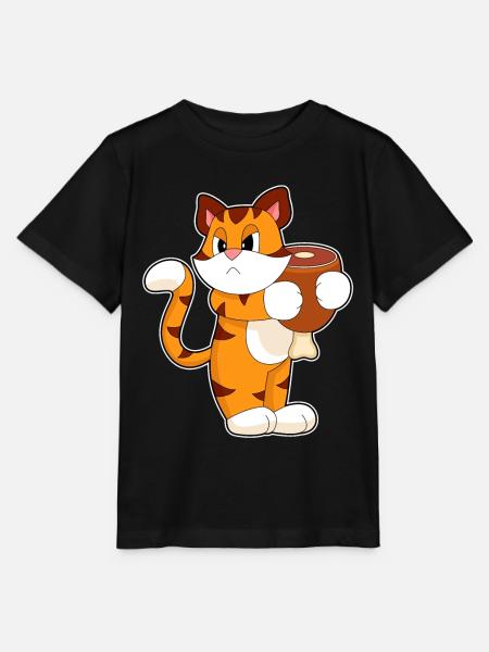 Tiger Fleisch - Stanley/Stella Kinder T-Shirt MINI CREATOR - Schwarz