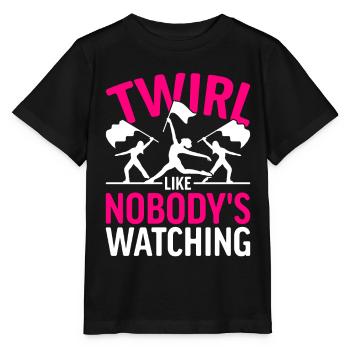 Color Guard virevolte comme personne ne regarde - T-shirt bio MINI CREATOR Stanley/Stella Enfant - noir - Devant - Mikhail (115cm)