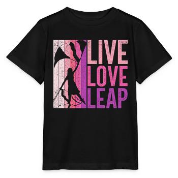 Color Guard Color Guardian Live Love Leap - Stanley/Stella MINI CREATOR Kids’ T-Shirt - black - Front - Mikhail (115cm)