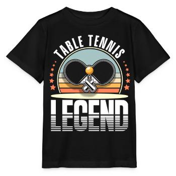 Ping-pong - T-shirt bio MINI CREATOR Stanley/Stella Enfant - noir - Devant - Mikhail (115cm)
