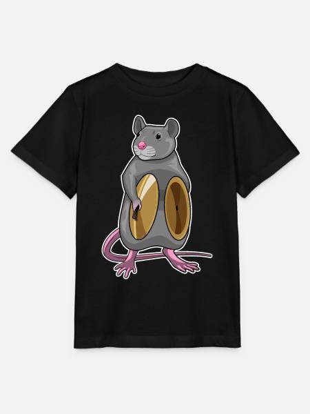 Ratte Musiker Becken Musik - Stanley/Stella Kinder T-Shirt MINI CREATOR - Schwarz