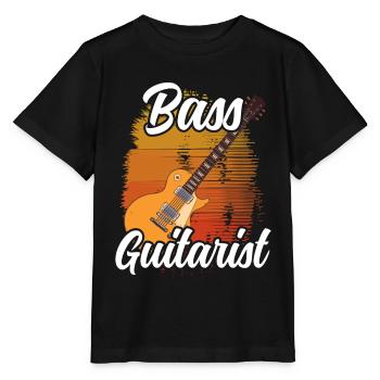 Guitariste Basse Bassiste Basse Musicien de guitare basse - T-shirt bio MINI CREATOR Stanley/Stella Enfant - noir - Devant - Mikhail (115cm)