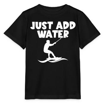 Water Skiing - Stanley/Stella MINI CREATOR Kids’ T-Shirt - black - Front - Mikhail (115cm)
