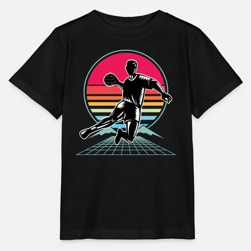 Handball Handballer - Stanley/Stella Kinder T-Shirt MINI CREATOR - Schwarz