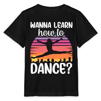 Voulez-vous apprendre à danser professeur de danse à l’école de danse - T-shirt bio MINI CREATOR Stanley/Stella Enfant - noir - Devant - Mikhail (115cm)