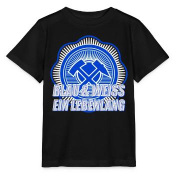 Blau Weiss ein Leben Lang - Stanley/Stella Kinder T-Shirt MINI CREATOR  - Schwarz - Vorne - Mikhail (115cm)