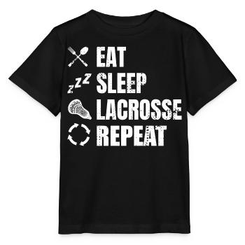 Lacrosse Spieler Routine - Stanley/Stella Kinder T-Shirt MINI CREATOR  - Schwarz - Vorne - Mikhail (115cm)
