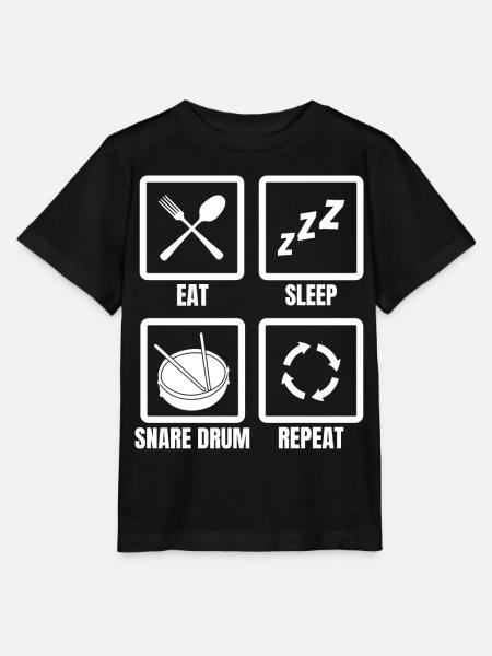 Trommler Zeitplan - Stanley/Stella Kinder T-Shirt MINI CREATOR - Schwarz