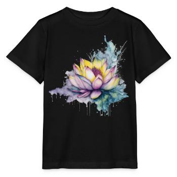 Lotus - Stanley/Stella MINI CREATOR Kids’ T-Shirt - black - Front - Mikhail (115cm)