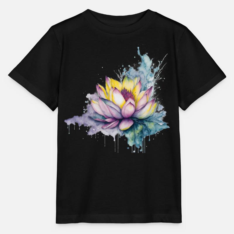 Lotus - Stanley/Stella Kinder T-Shirt MINI CREATOR - Schwarz
