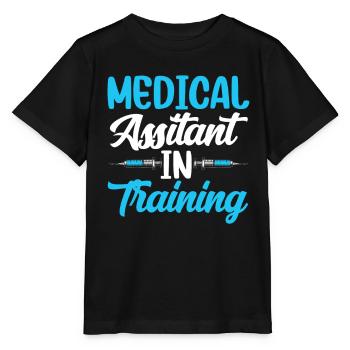 Medical Assistant In Training Assistance - Stanley/Stella MINI CREATOR Kids’ T-Shirt - black - Front - Mikhail (115cm)