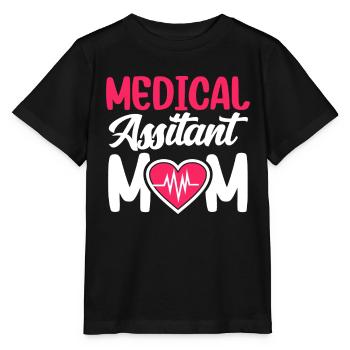Medical Assistant Mother Medical - Stanley/Stella MINI CREATOR Kids’ T-Shirt - black - Front - Mikhail (115cm)