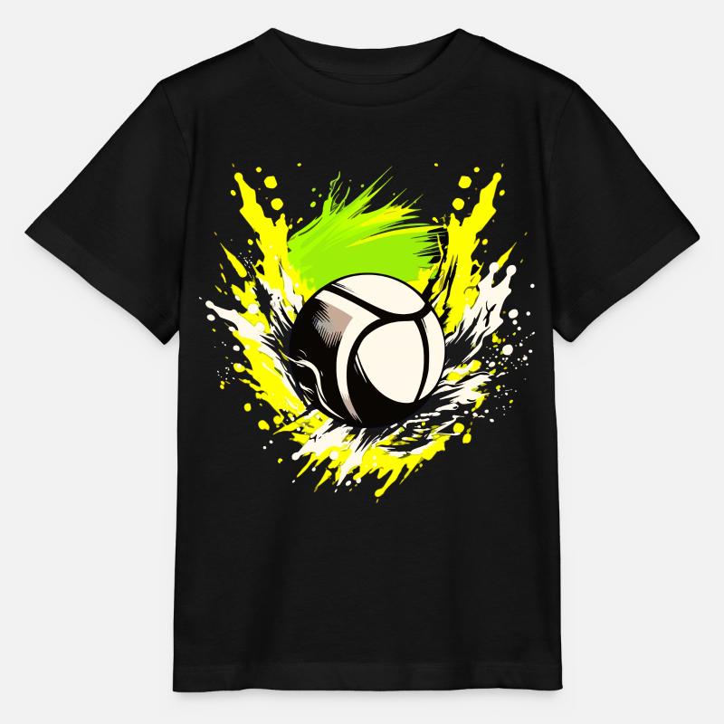 Volleyball Logo - T-shirt bio MINI CREATOR Stanley/Stella Enfant - noir