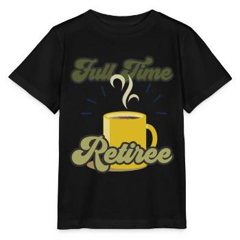 Pension de retraite à temps plein pensionné pensionné pensionné pensionné - T-shirt bio MINI CREATOR Stanley/Stella Enfant - noir - Devant - Mikhail (115cm)