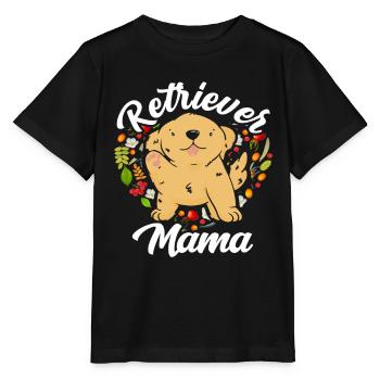 Retriever-Mama Dog Retrievers Retriever Sayings - Stanley/Stella MINI CREATOR Kids’ T-Shirt - black - Front - Mikhail (115cm)