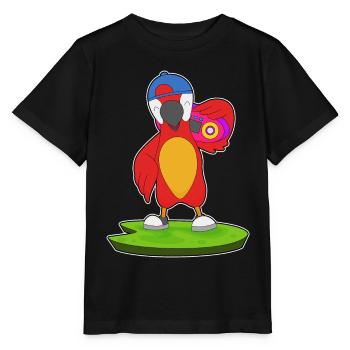 Parrot Ghetto Blaster Music - Stanley/Stella MINI CREATOR Kids’ T-Shirt - black - Front - Mikhail (115cm)