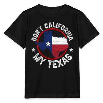 California Texas Dictons fiers Texans Texans - T-shirt bio MINI CREATOR Stanley/Stella Enfant - noir - Devant - Mikhail (115cm)
