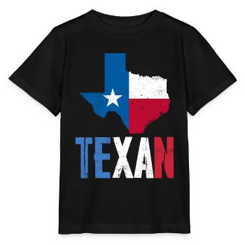 Texaner Texanisch Texas Stolz Sprüche - Stanley/Stella Kinder T-Shirt MINI CREATOR  - Schwarz - Vorne - Mikhail (115cm)