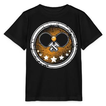 Ping-pong - T-shirt bio MINI CREATOR Stanley/Stella Enfant - noir - Devant - Mikhail (115cm)