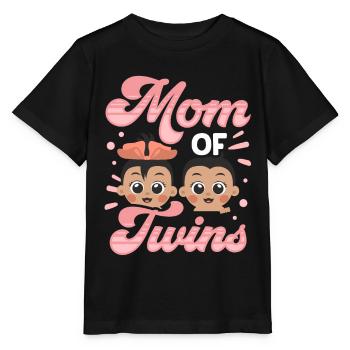 Mutter Von Zwillingen Zwillinge Zwilling Humor - Stanley/Stella Kinder T-Shirt MINI CREATOR  - Schwarz - Vorne - Mikhail (115cm)