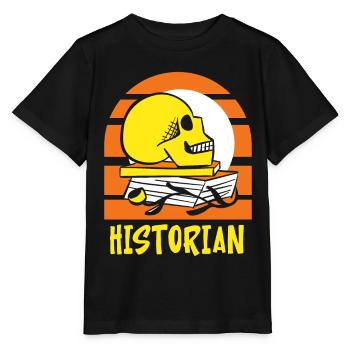 Historien Histoire Professeur d’histoire - T-shirt bio MINI CREATOR Stanley/Stella Enfant - noir - Devant - Mikhail (115cm)