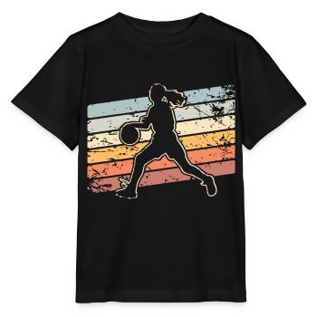 Basketball Basketball Player Women Basketball - Stanley/Stella MINI CREATOR Kids’ T-Shirt - black - Front - Mikhail (115cm)