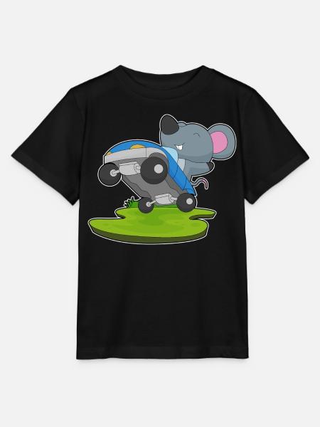 Maus Auto - Stanley/Stella Kinder T-Shirt MINI CREATOR - Schwarz
