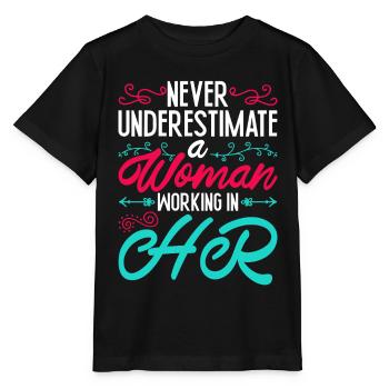 Responsable RH Responsable Ressources Humaines - T-shirt bio MINI CREATOR Stanley/Stella Enfant - noir - Devant - Mikhail (115cm)