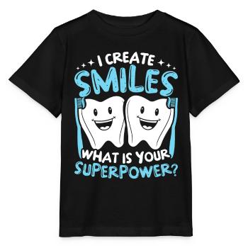 Dental technician Dental prosthodontist - Stanley/Stella MINI CREATOR Kids’ T-Shirt - black - Front - Mikhail (115cm)