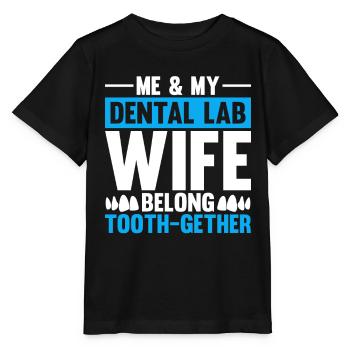 Dental technician Dental prosthodontist - Stanley/Stella MINI CREATOR Kids’ T-Shirt - black - Front - Mikhail (115cm)