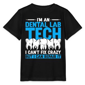 Dental technician Dental prosthodontist - Stanley/Stella MINI CREATOR Kids’ T-Shirt - black - Front - Mikhail (115cm)